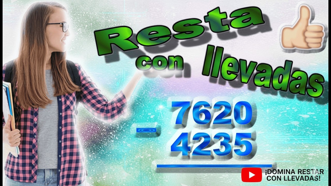 💥𝐑𝐄𝐒𝐓𝐀𝐒 𝐜𝐨𝐧 𝐋𝐋𝐄𝐕𝐀𝐃𝐀𝐒 𝐃𝐞 𝟑 𝐨 𝐌á𝐬 𝐂𝐢𝐟𝐫𝐚𝐬💥𝐄𝐱𝐩𝐥𝐢𝐜𝐚𝐜𝐢ó𝐧 𝐒Ú𝐏𝐄𝐑 𝐅Á𝐂𝐈𝐋💥𝐏𝐫𝐢𝐦𝐚𝐫𝐢𝐚 #𝟖
