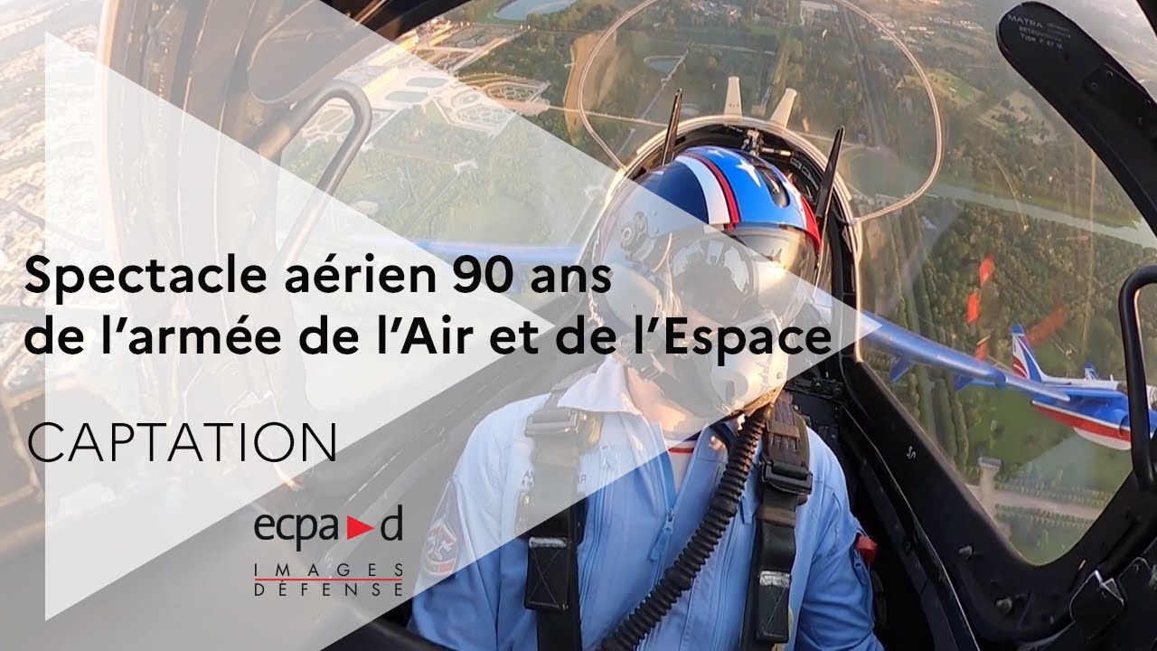 90 ans de l'armée de l'Air et de l'Espace : démonstration aérienne au château de Versailles | ECPAD