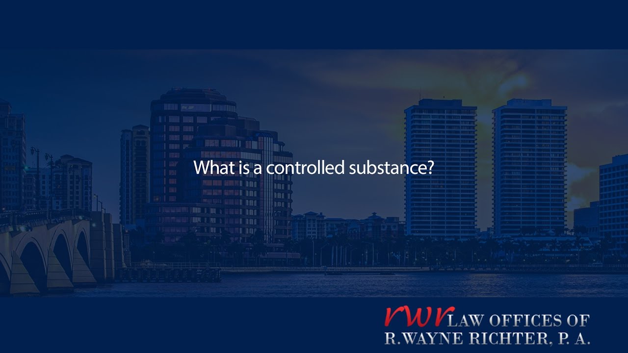 What is a controlled substance?
