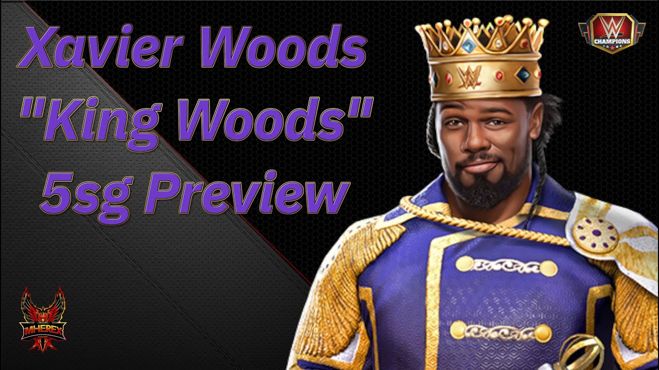 Xavier Woods "King Woods" 5sg Preview Featuring 3 Feud Builds & 2 Different Plates
