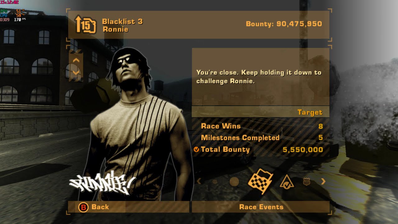 nfs most wanted bmw 1100km vs bmw 1100km + final persuit