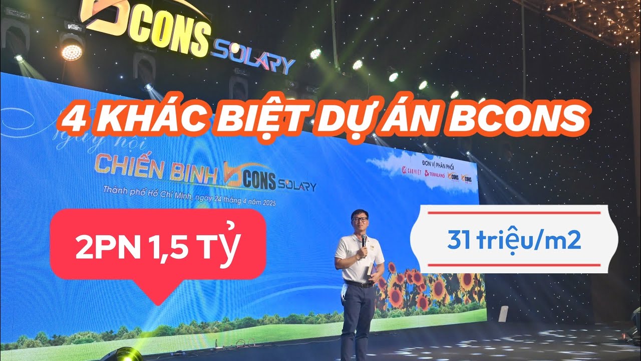 Chủ tịch tập đoàn Bcons - ông Lê Như Thạch chia sẻ về 4 sự khác biệt của dự án căn hộ Bcons