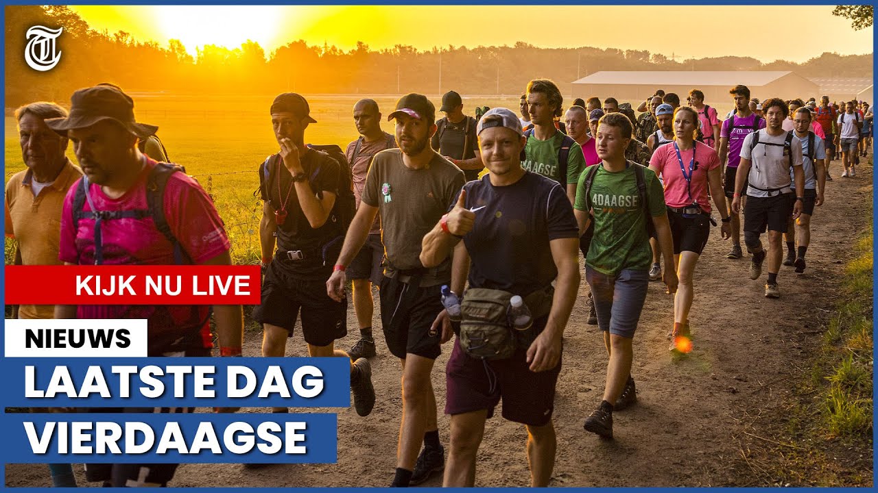 KIJK LIVE: Wandelaars zwoegen op laatste dag Vierdaagse