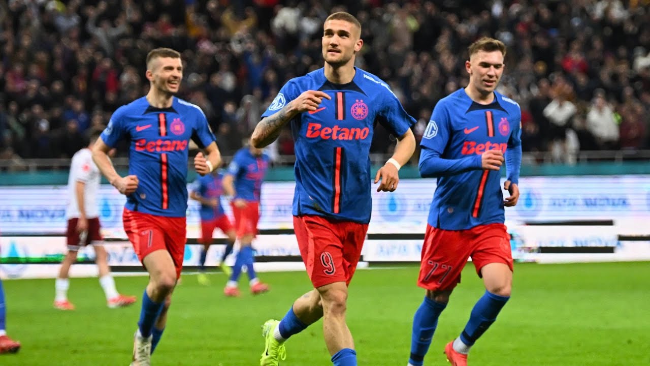 REZUMAT | FCSB - Rapid 3-3. Derby nebun, FCSB a condus de două ori, dar a fost aproape să piardă