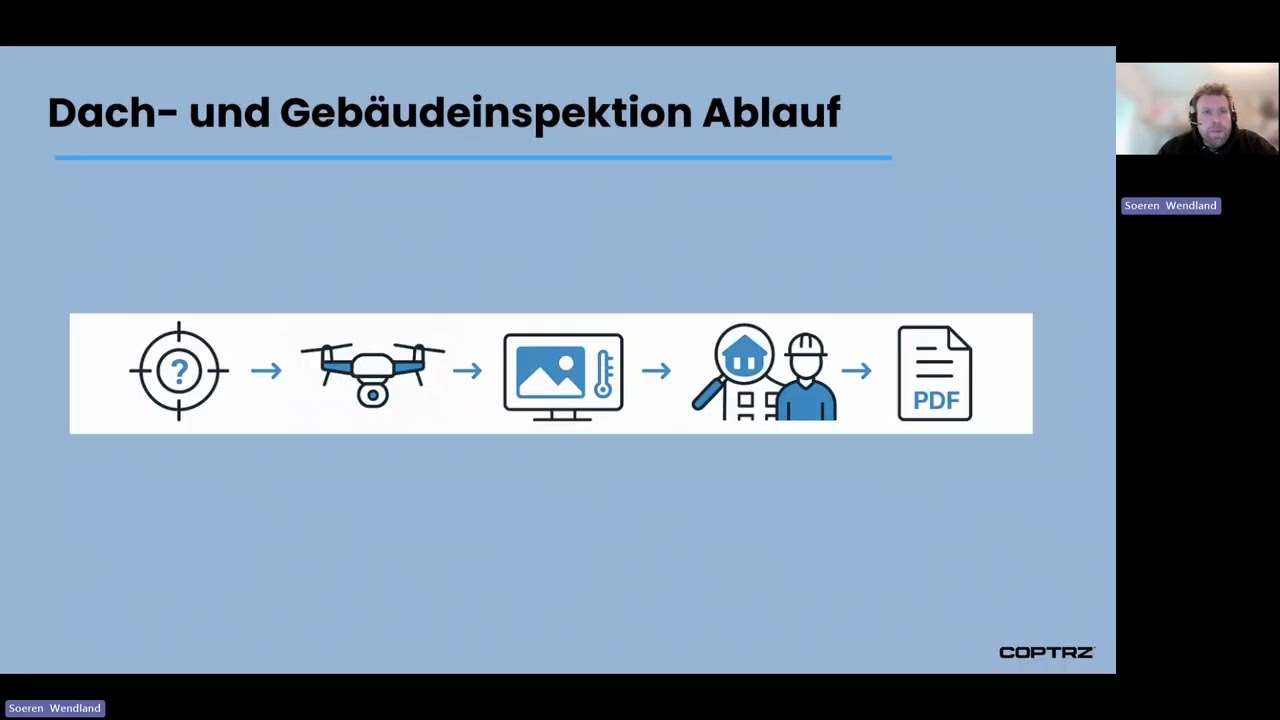 Dach und Gebäudescan mit Drohnen und KI Webinar 03.02.2026