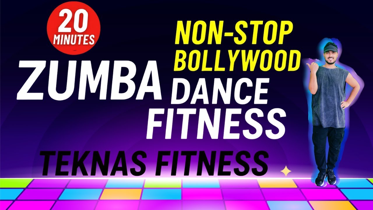 20 Mins Non-Stop Bollywood Dance Workout for Weight loss| Bollywood DJ Party mix | Teknas Fitness