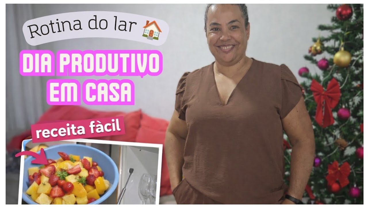 Organizando a Sala + Receita Fácil de Fruta Temperada | Meu Look Novo