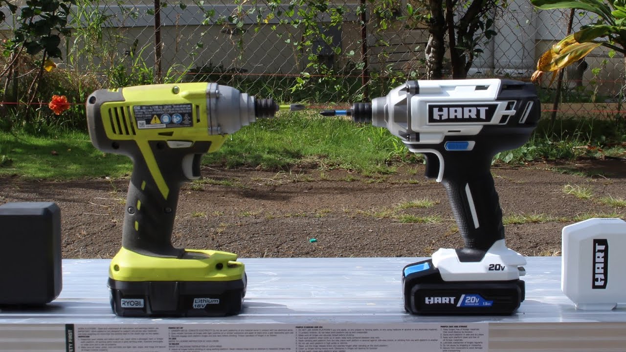 RYOBI vs HART - Impact Driver Test part2