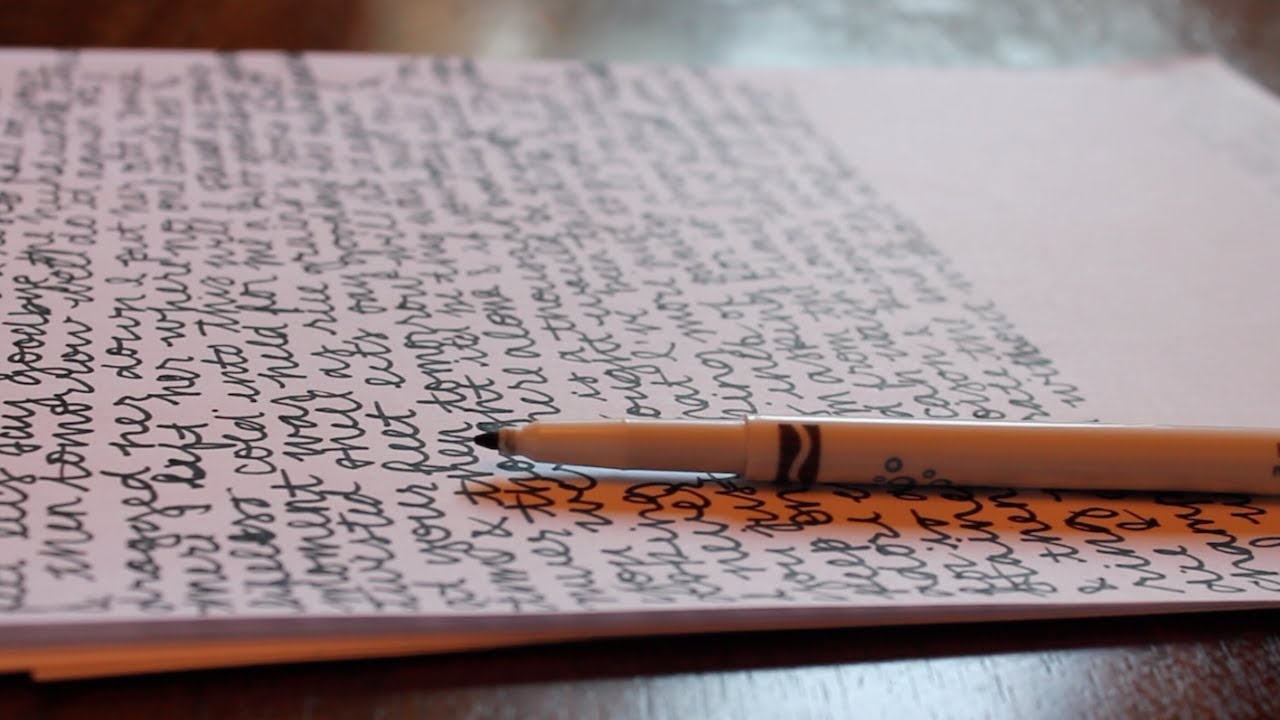 ASMR 📝 Writing Sounds (pencil, pen, & marker, no talking, 1+ hour)