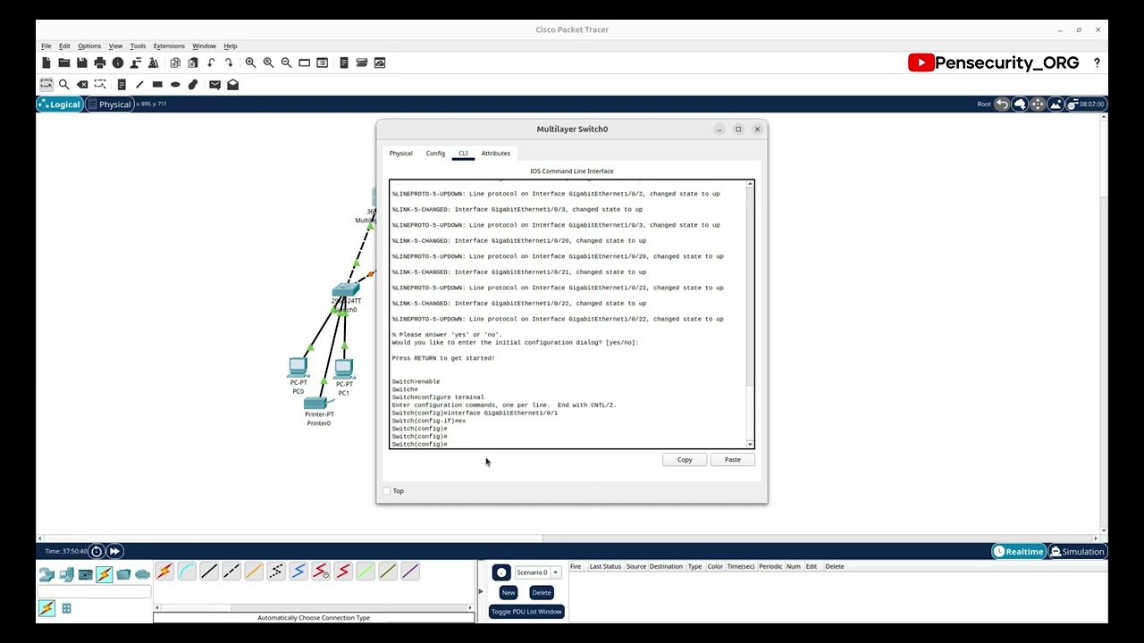 Configuring EtherChannel and STP with DHCP Relay in Cisco Packet Tracer
