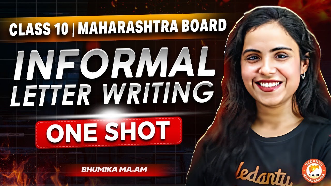 Informal Letter Writing Class 10 One Shot | English Grammar | Maharashtra Board | By Bhumika Mam