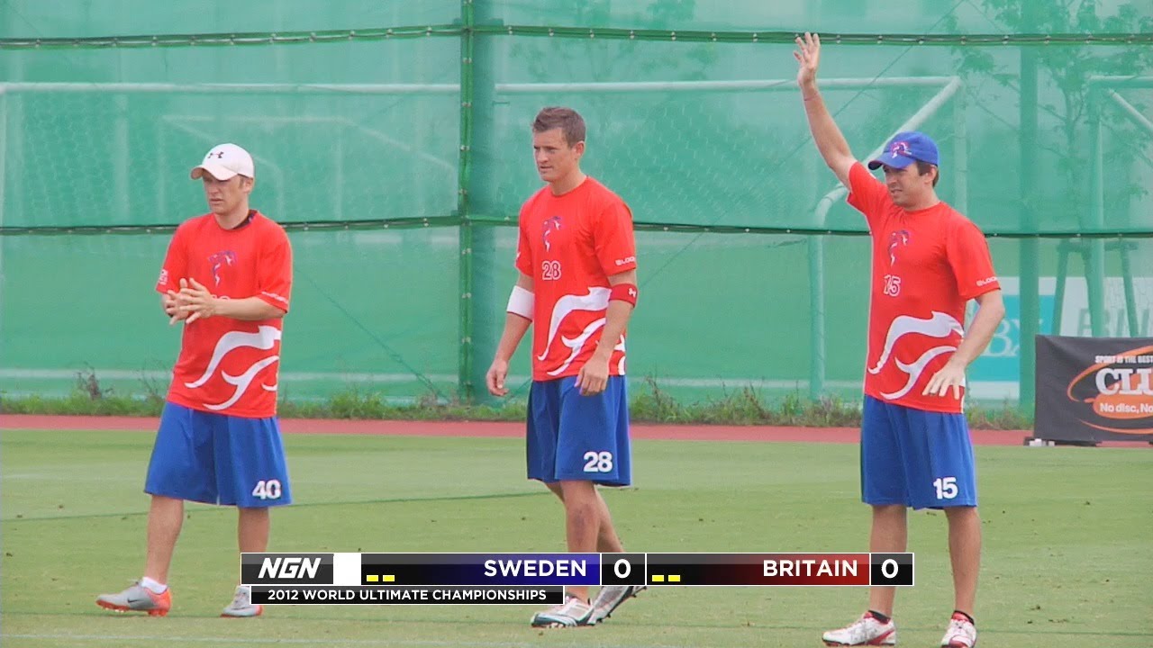 Great Britain vs Sweden - 2012 World Ultimate & Guts Championships - Men's Semifinal