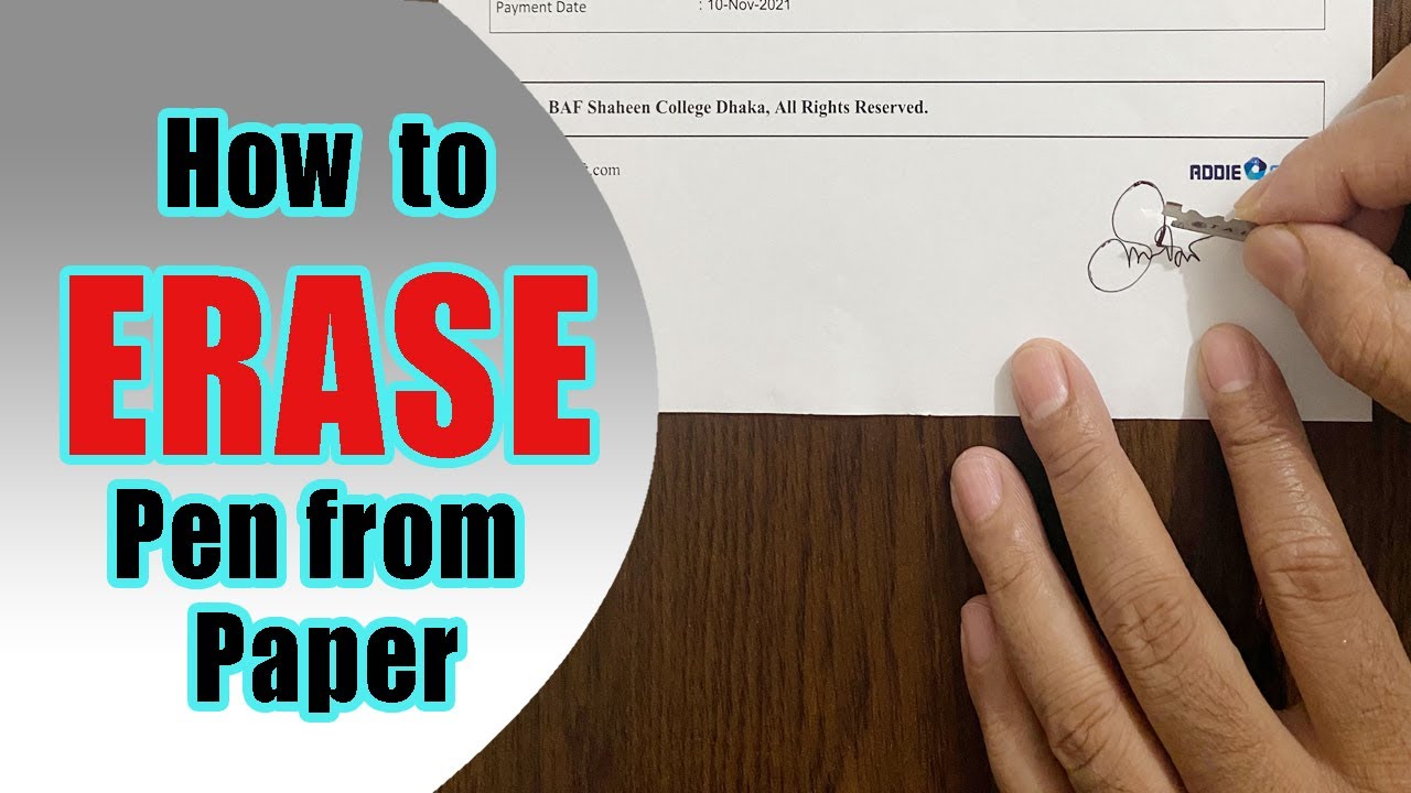 how to erase pen from paper | how to remove ball pen ink from paper | how to get rid of pen on paper