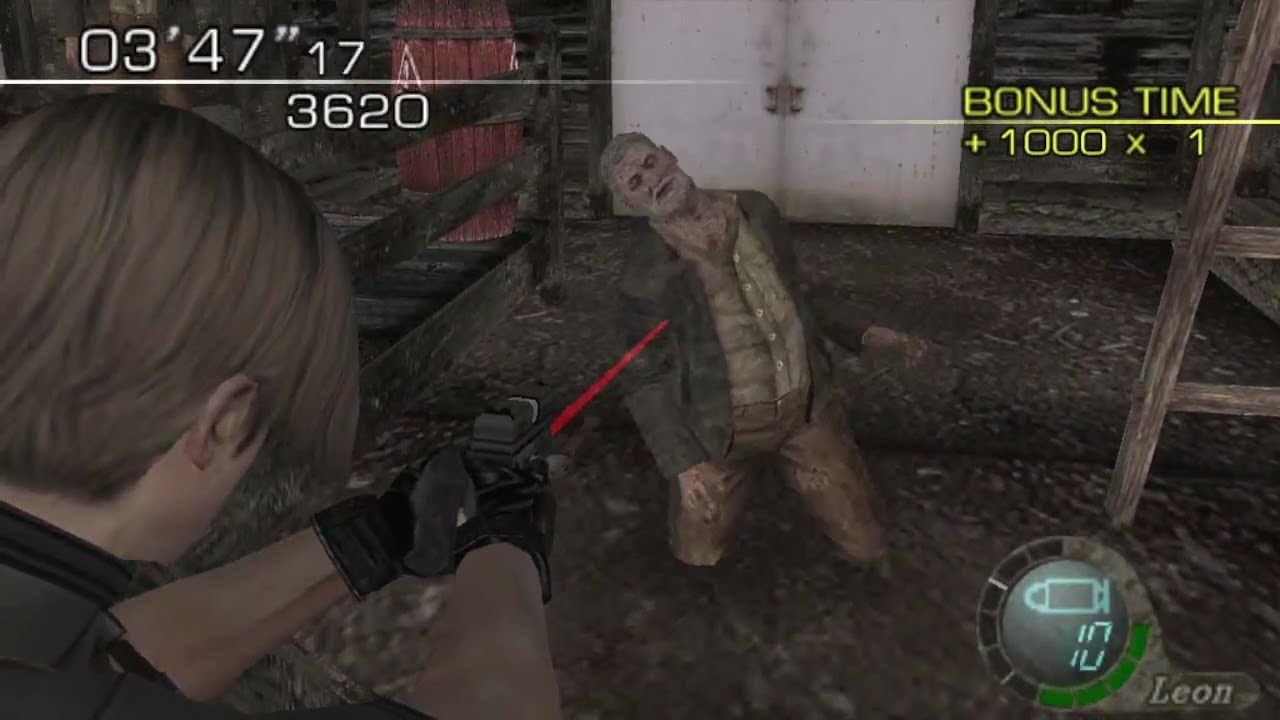 [Mercenaris] Resident evil 4 (leon) (village) Gameplay