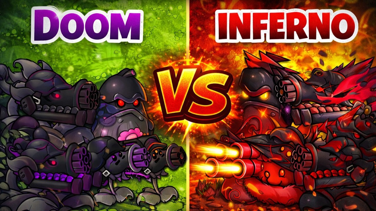 PVZ 1 Fusion 2.7 Challenge – Team Inferno vs Team Obsidian vs 300 Random Zombies! Who Will Survive?