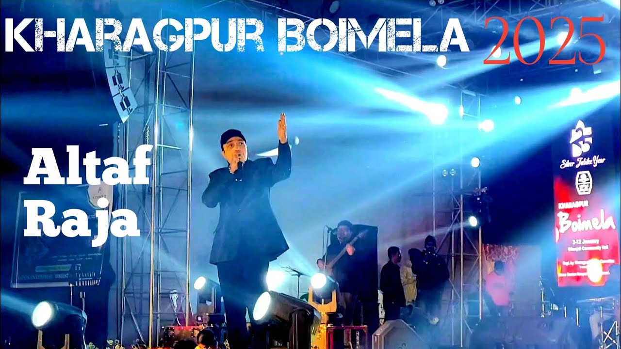 Altaf Raja 🎤 🎶 Live Parfomence Kharagpur BoiMela👊🏻 | Kharagpur #altafraja #kharagpur #live #singer