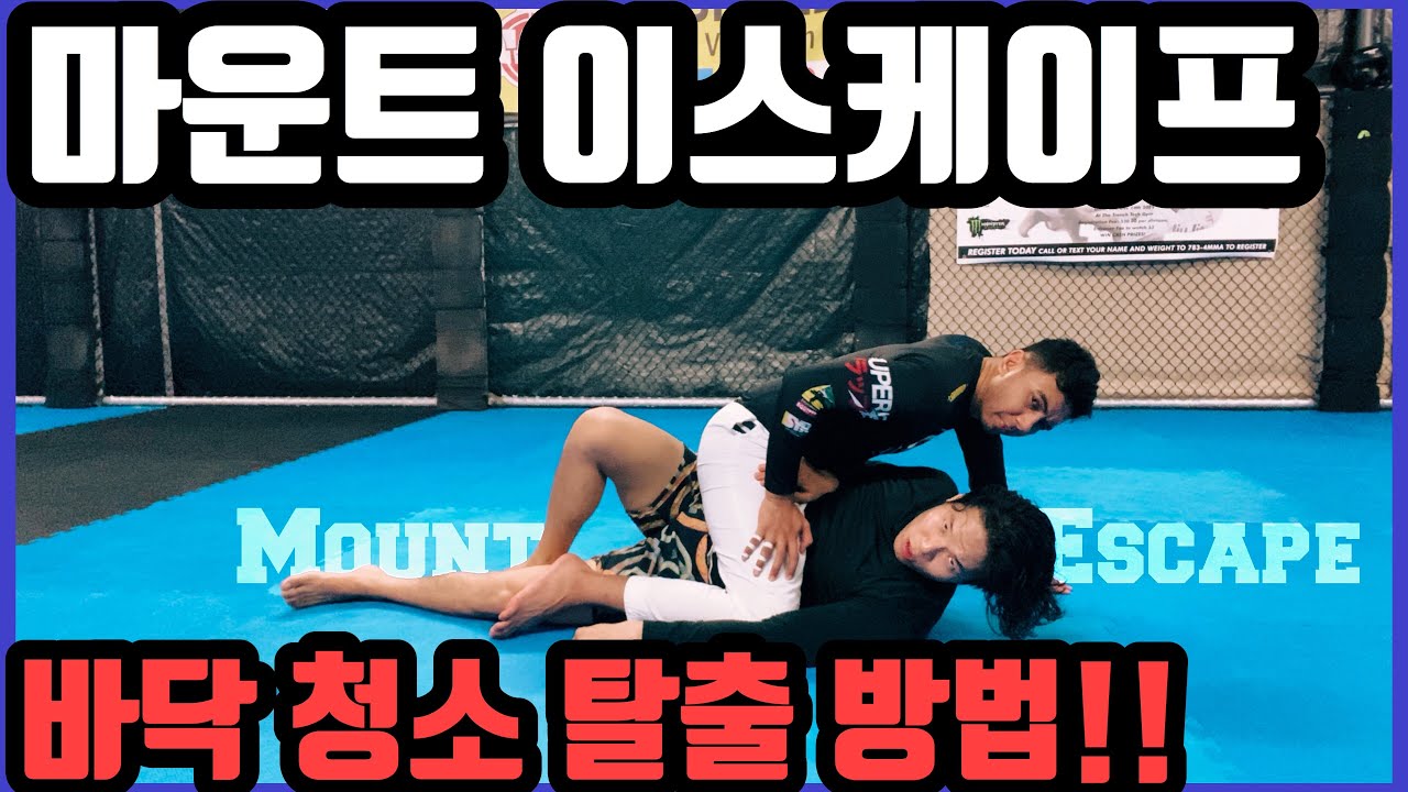 마운트 이스케이프! 바닥 청소 그만하시고 싶으신분들 강추! | Mount escape [노기 주짓수/No Gi Jiujitsu]