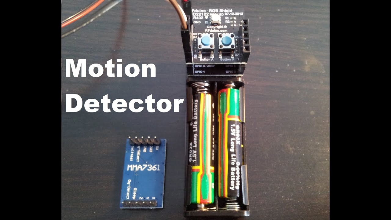 RFduino - Motion Sensor (MMA7361), Bluetooth