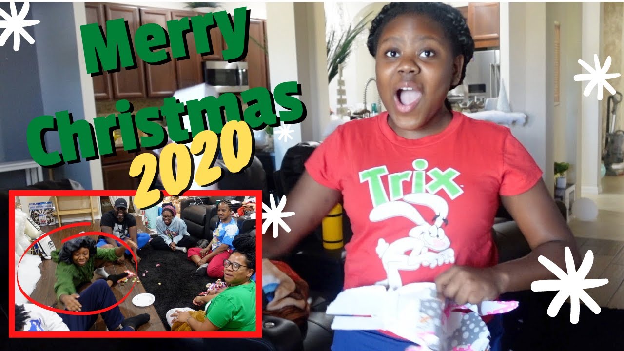 Opening Christmas Gifts | Replaying The Saran Wrap Ball Game | Christmas 2020