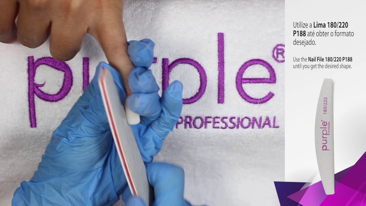 Aplicação de Gel Milky White | How to Apply Builder Gel by Purple Professional
