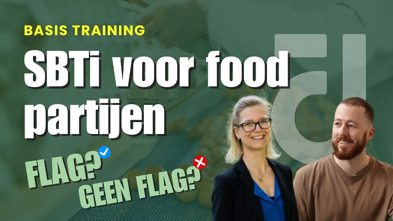 Basis Training: Science-based Targets voor Levensmiddelen (+ extra FLAG Target)