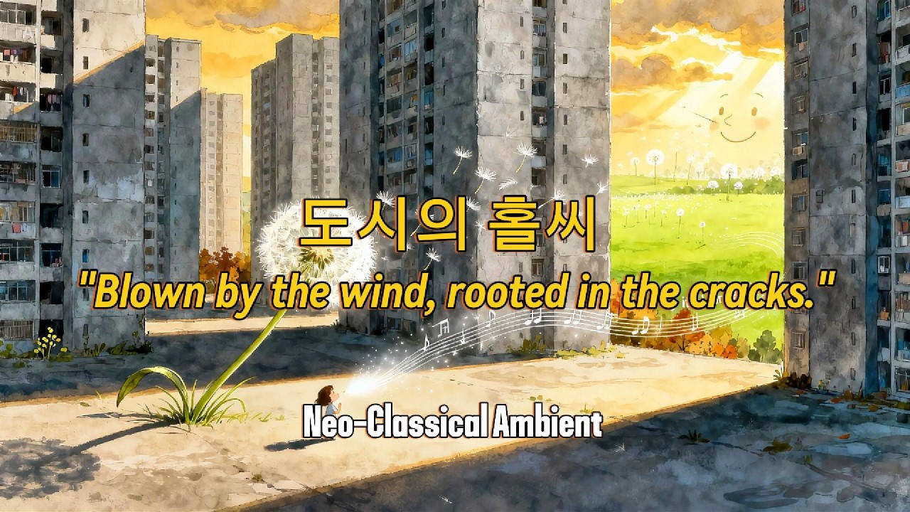 도시의 홀씨 | Neo-Classical Instrumental / Ambient | 바쁜 일상과 회색빛 빌딩 숲에 가려진 우리의 꿈과 순수함을 민들레 홀씨에 비유한 곡입니다
