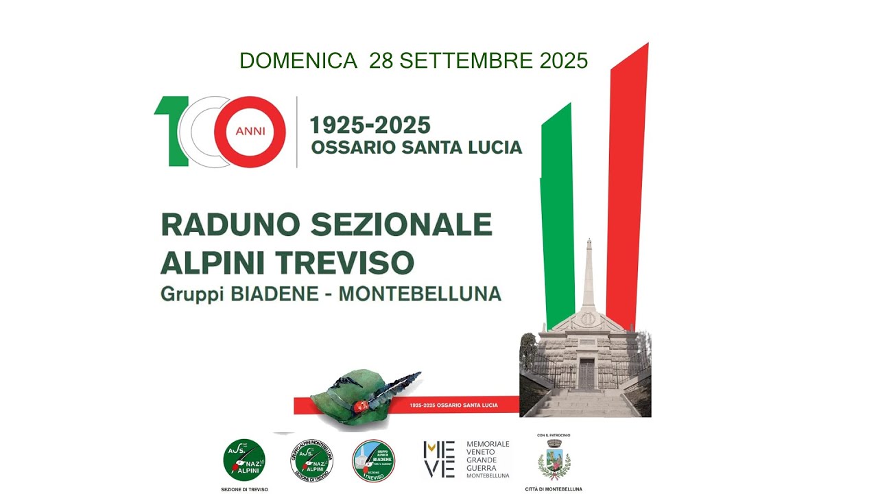 Raduno Sezionale Alpini Treviso - Biadene Montebelluna  - 28 set 2025 - Highlights