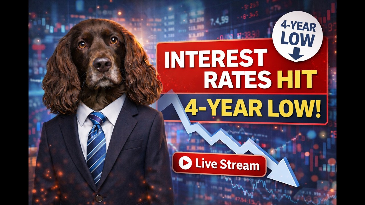 Live Stream - Interest Rates Hit a 4 Year Low