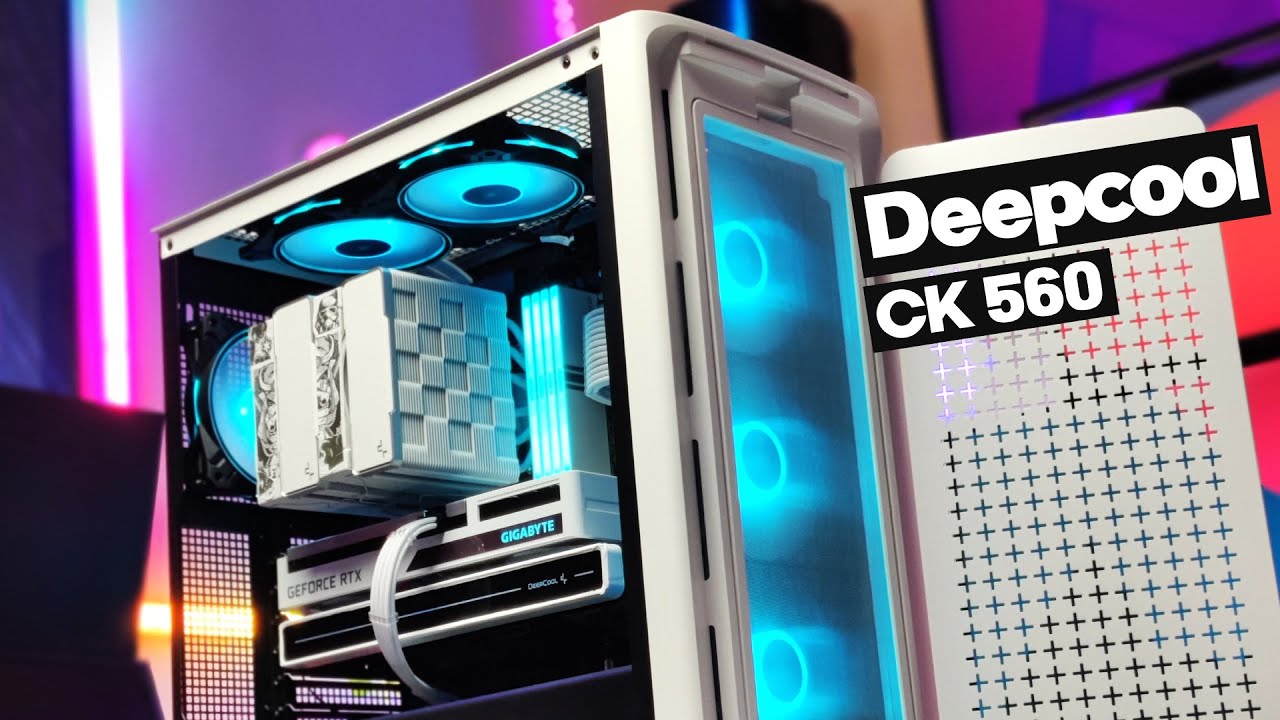 DAMN ! THIS WHITE THEMED GAMING PC LOOKS SO COOL | DEEPCOOL CK560 | RTX 3060 | AMD 5800X | 