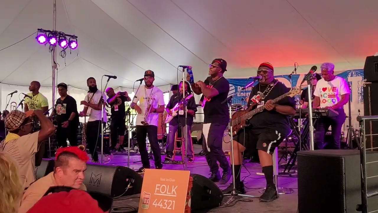Trouble Funk at the 2024 Richmond Folk Festival, Richmond, VA
