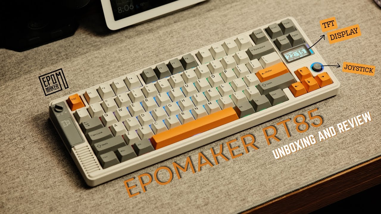 EPOMAKER RT85 Review | TFT Display, Joystick & Tri-Mode Wireless