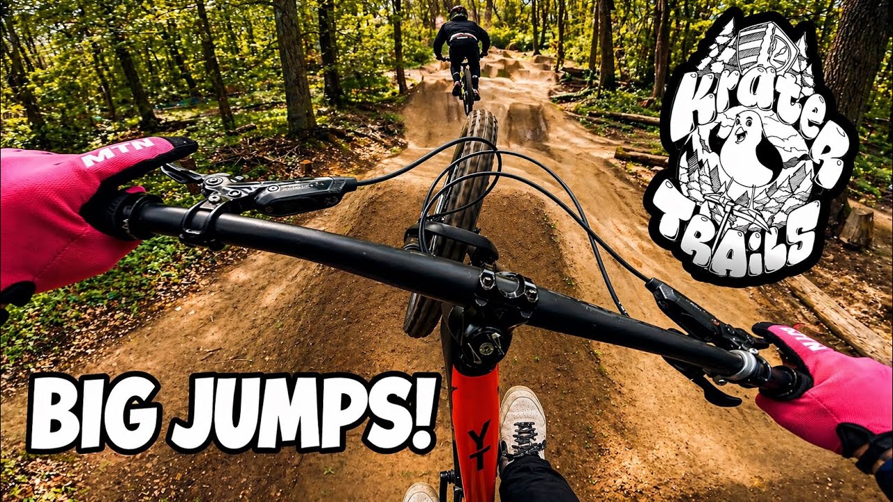 KRATER TRAILS- Wir fahren das erste mal auf diesem GEISTESKRANKEN Spot