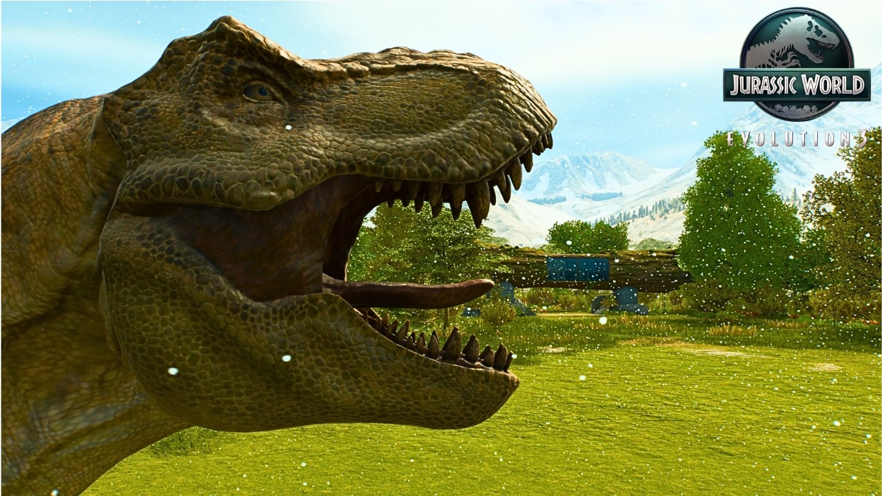 Creating a T-Rex Breeding Habitat in a Winter Dino Park