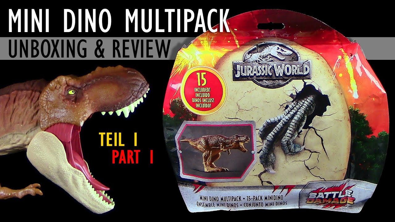 Mattel ® Jurassic World ™ Mini Dino Multipack - Teil 1 - Unboxing & Review