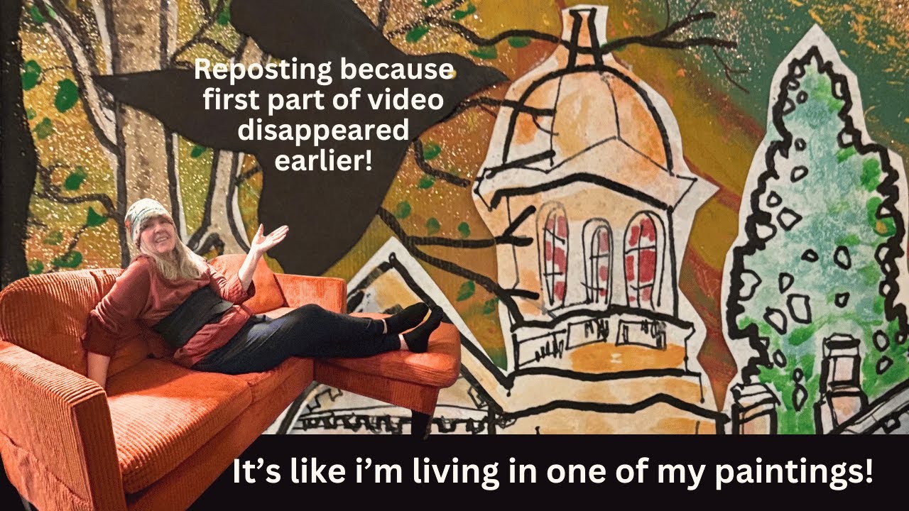 My apartment feels like I am living in one of my paintings - and it's a wonderful feeling!