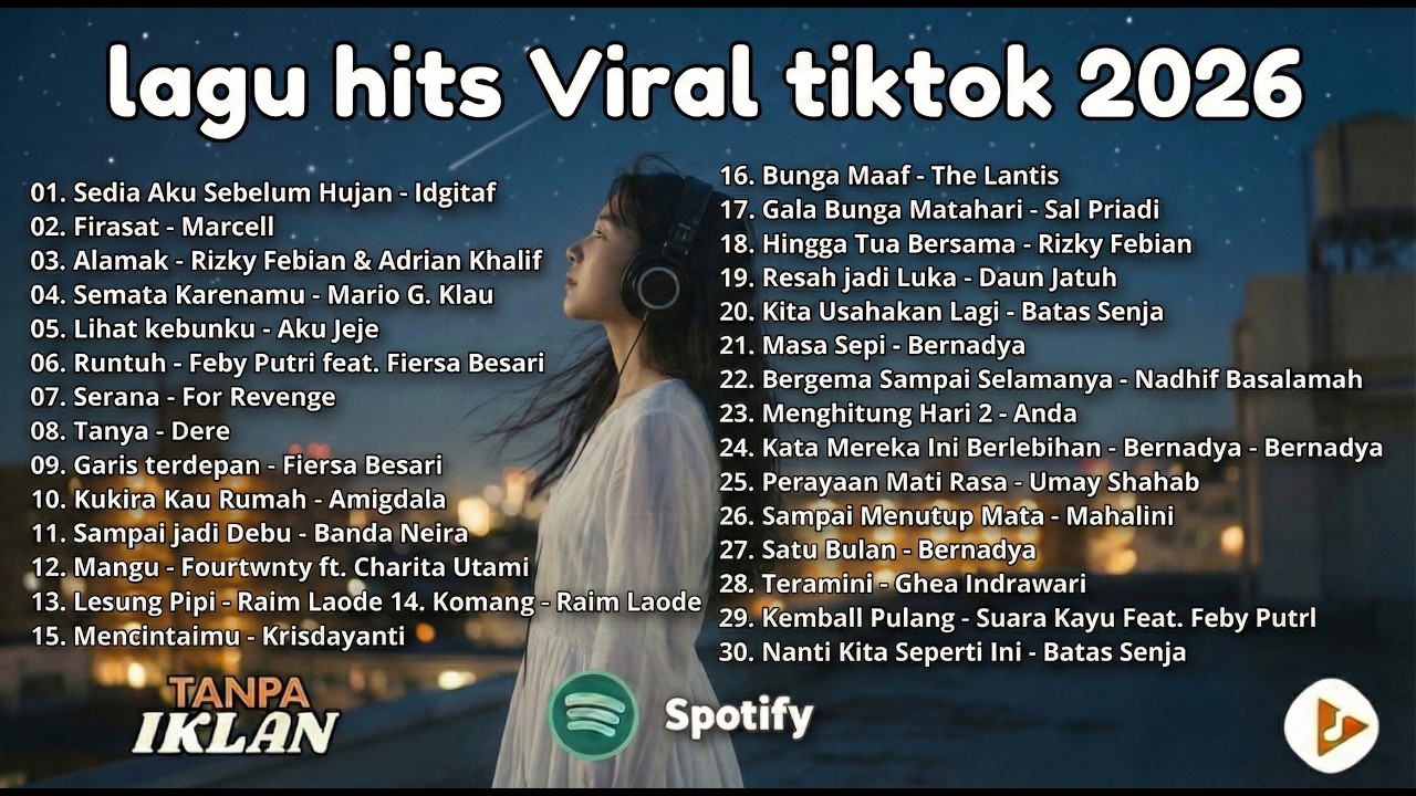 Top Hits Pop Indonesia 2026 🎧 Lagu Top Viral & Paling Dicari | Sedia Aku Sebelum Hujan - idgitaf