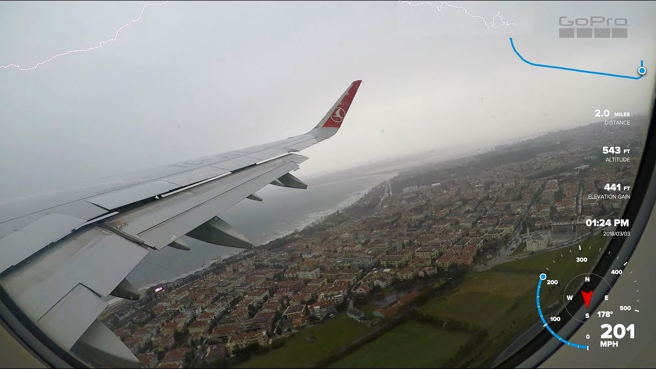 THY A321 SHARKLETS FIRTINALI HAVADA İSTANBUL'DAN KALKIŞ