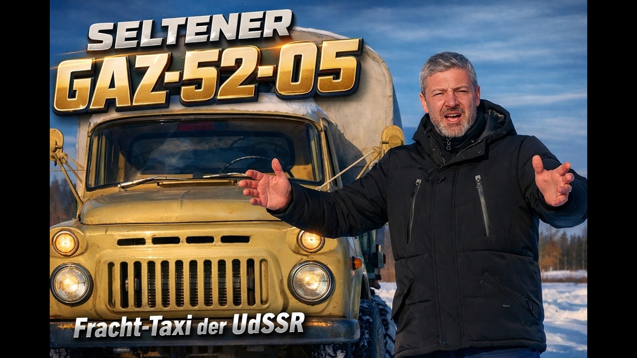 Der seltene GAZ-52-05 — Das sowjetische Lastentaxi, das Menschen und Geschichten transportierte
