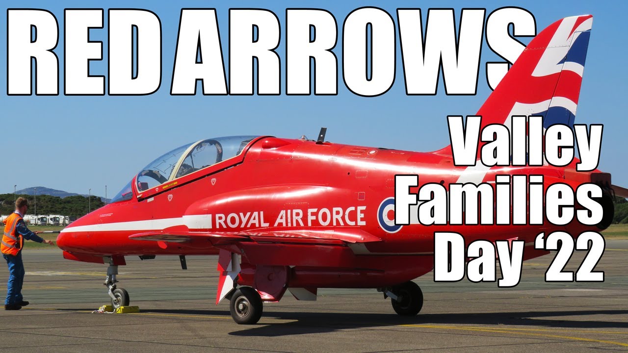 The Reds and The Blues at RAF Valley Families Day '22, Extended - Close Up of Planes and Crews