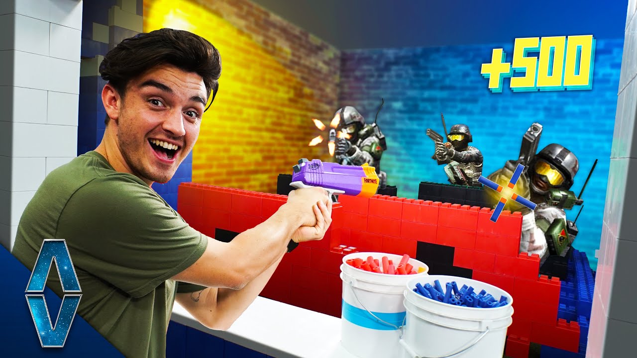 NERF IRL Arcade Challenge!