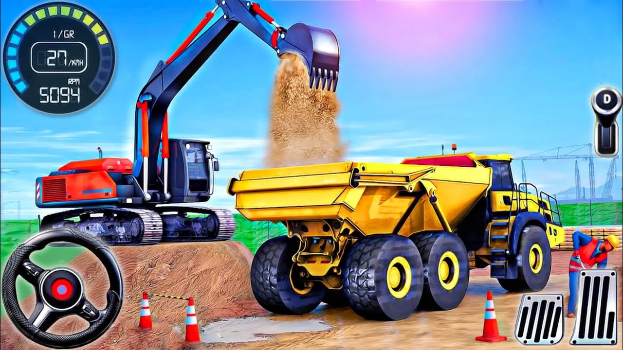 🚧 Ultimate JCB City Construction Simulator 3D 🏗️ - Build Your Dream City - Android gameplay 🚨