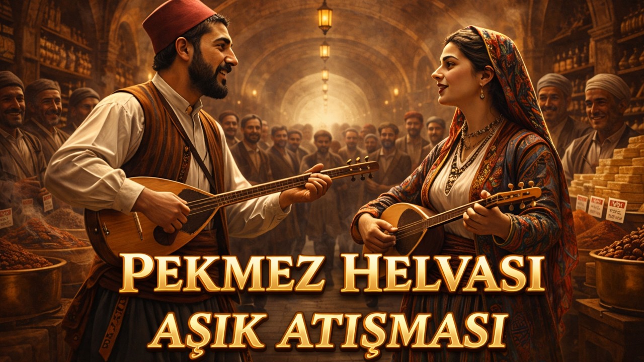 ÂŞIK ATIŞMASI | PEKMEZ HELVASI | Bir Çarşıda İki Ozan