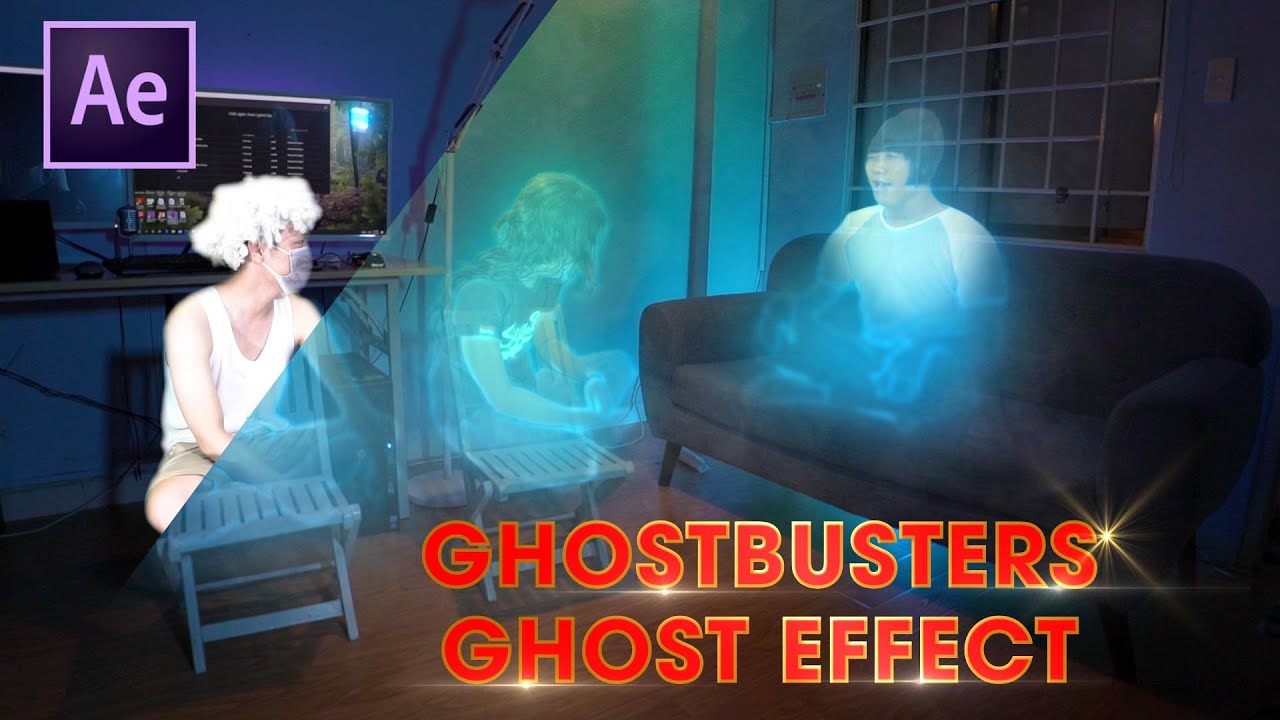 Ghostbusters Ghost Effect - Hướng dẫn kỹ xảo ma quỷ After Effects Tutorial @bongngomario