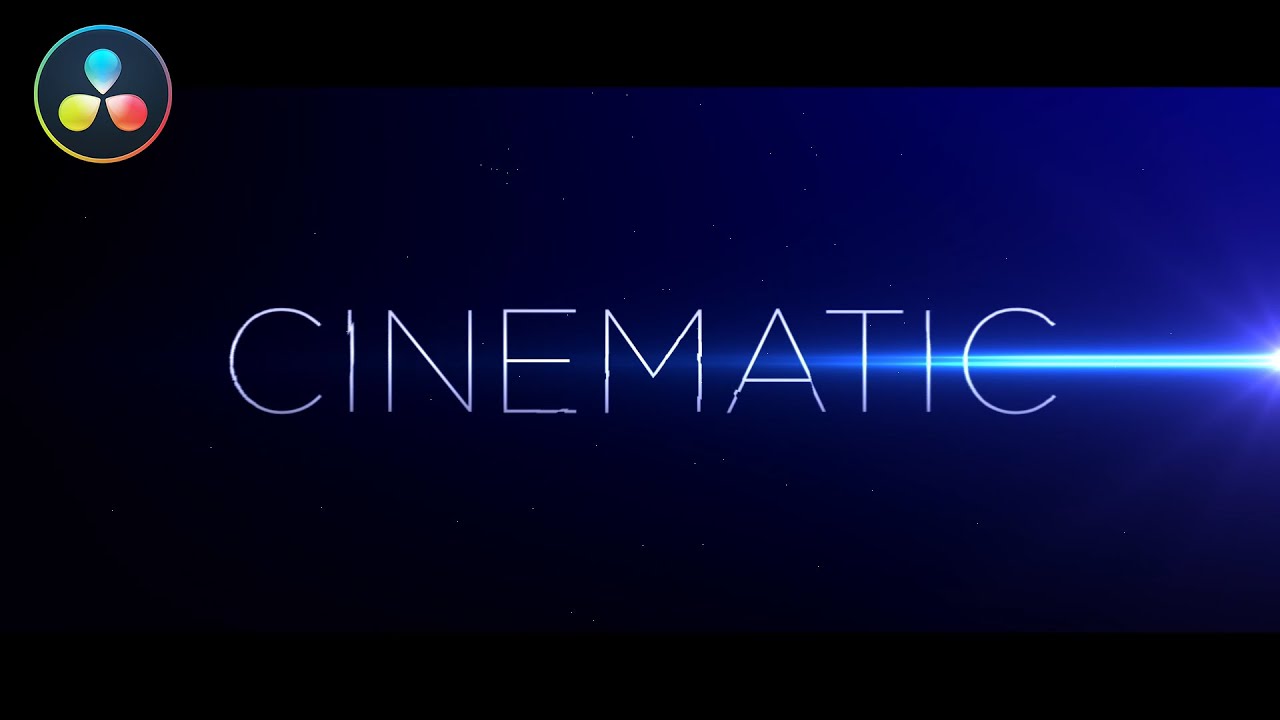 Cinematic Title Animation | DaVinci Resolve Tutorial | Lens Master Flares Plug-in