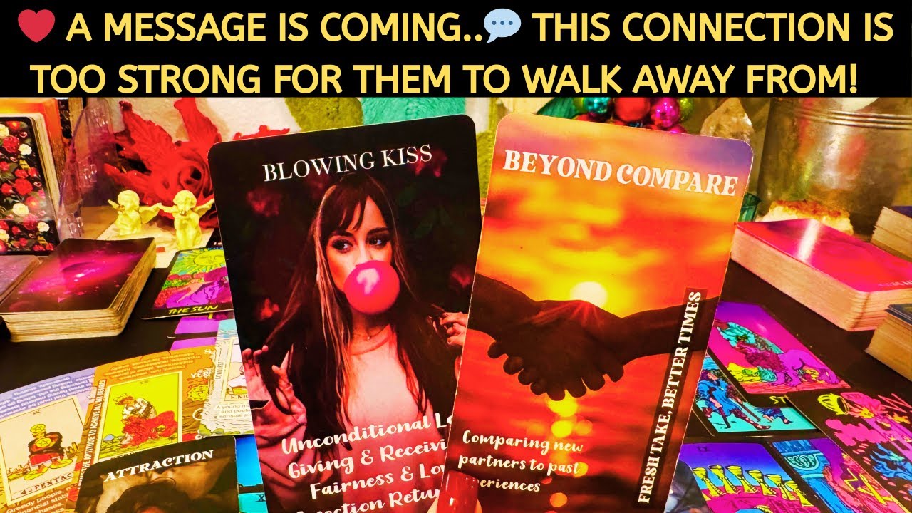 ❤️ A Message Is Coming 💬 This Connection Is Too STRONG for Them to Walk Away From! Love Tarot