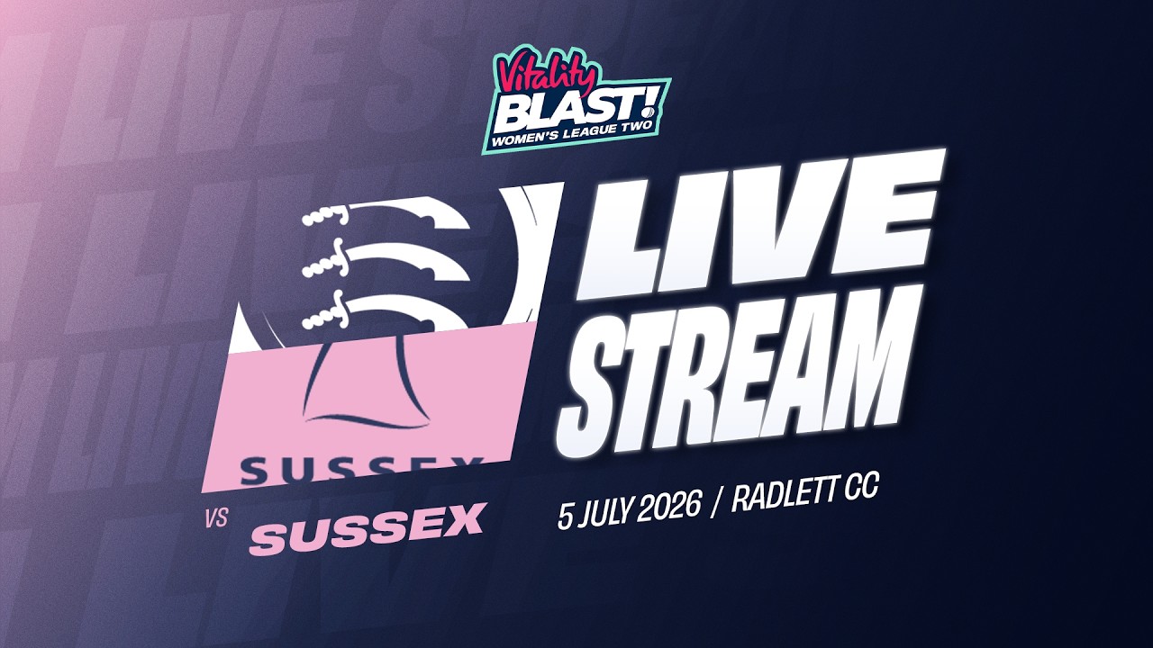 🔴 LIVE: MIDDLESEX WOMEN V SUSSEX SHARKS WOMEN | VITALITY BLAST