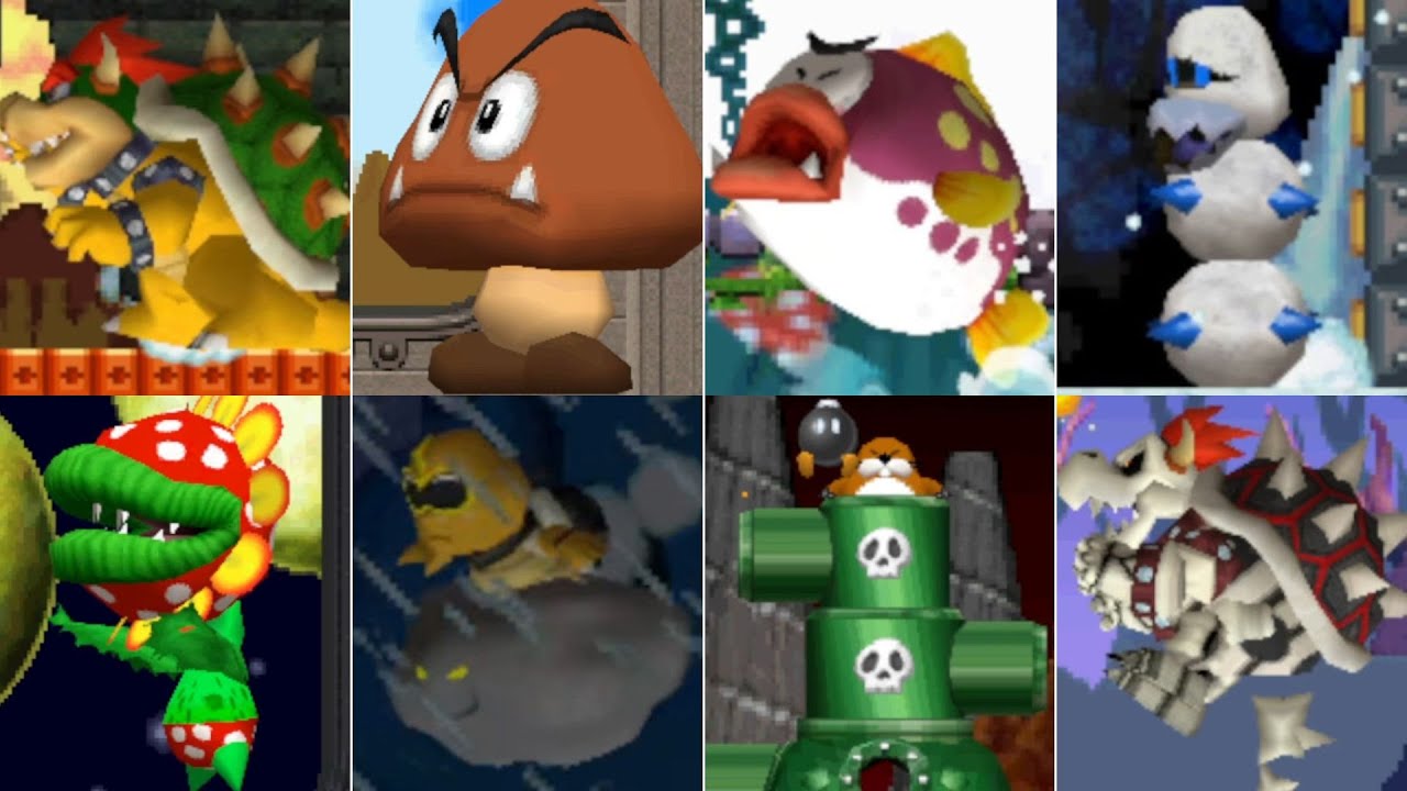 Newer Super Mario Bros. DS // All Castles & Bosses