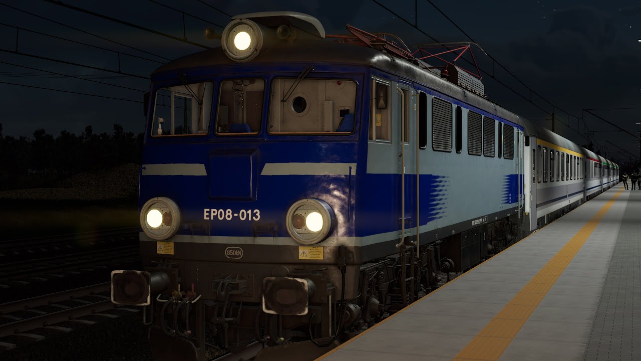 SimRail / По расписанию от Варшавы до Катовице.