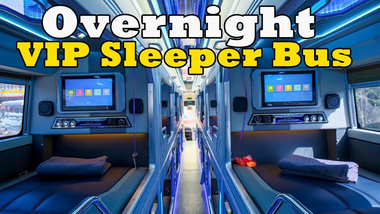 I Tried An Over Night VIP Sleeper Bus From Da Nang To Hanoi Vietnam