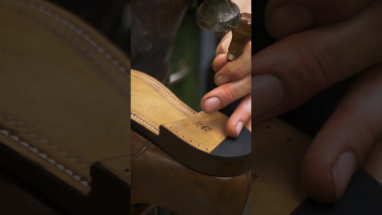 Re-soling Goodyear Welted Dress Shoes: Step-by-Step Guide. #shoerepair #goodyearwelt